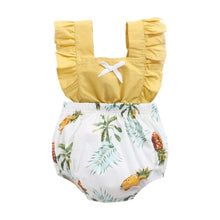 Load image into Gallery viewer, BRS9027LS-Summer fruit flying sleeves bib bodysuit