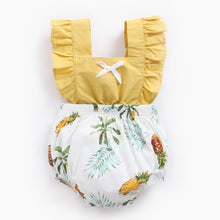 Load image into Gallery viewer, BRS9027LS-Summer fruit flying sleeves bib bodysuit