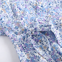 Load image into Gallery viewer, BRS9038LS-Summer floral cotton bathrobe short-sleeved bodysuit