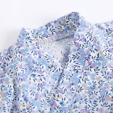 Load image into Gallery viewer, BRS9038LS-Summer floral cotton bathrobe short-sleeved bodysuit