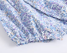 Load image into Gallery viewer, BRS9038LS-Summer floral cotton bathrobe short-sleeved bodysuit