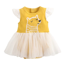 Load image into Gallery viewer, BRS9052LS-Summer Animal Mesh Skirt