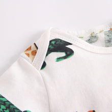 Load image into Gallery viewer, BRS9049LS-Summer animal print short-sleeved sweater