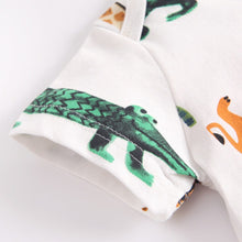 Load image into Gallery viewer, BRS9049LS-Summer animal print short-sleeved sweater