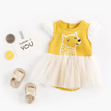 Load image into Gallery viewer, BRS9052LS-Summer Animal Mesh Skirt