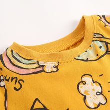 Load image into Gallery viewer, BDS9050DS-Summer cat print short-sleeved cute dress