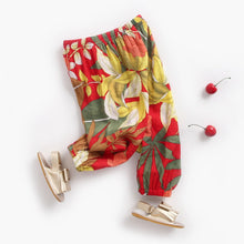 Load image into Gallery viewer, 906XPA-Summer thin European and American floral anti-mosquito pants