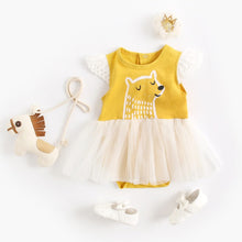 Load image into Gallery viewer, BRS9052LS-Summer Animal Mesh Skirt