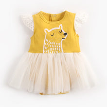 Load image into Gallery viewer, BRS9052LS-Summer Animal Mesh Skirt
