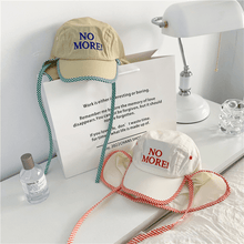 Load image into Gallery viewer, 23051203AC- Korean summer boys and girls thin children's tie sunshade neck hat