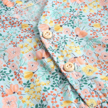 Load image into Gallery viewer, BRS2037LS-Summer Korean style floral short-sleeved bodysuit