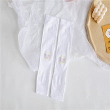 Load image into Gallery viewer, 1102AC-Summer ice silk children's anti-ultraviolet and anti-mosquito fingerless high elastic sunscreen sleeves