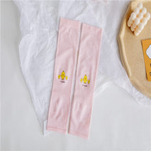Load image into Gallery viewer, 1102AC-Summer ice silk children's anti-ultraviolet and anti-mosquito fingerless high elastic sunscreen sleeves