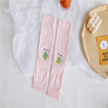 Load image into Gallery viewer, 1102AC-Summer ice silk children's anti-ultraviolet and anti-mosquito fingerless high elastic sunscreen sleeves