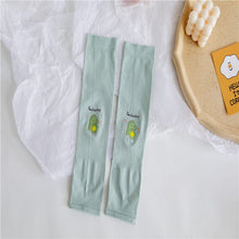 Load image into Gallery viewer, 1102AC-Summer ice silk children's anti-ultraviolet and anti-mosquito fingerless high elastic sunscreen sleeves