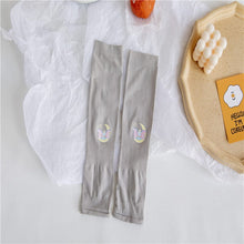 Load image into Gallery viewer, 1102AC-Summer ice silk children's anti-ultraviolet and anti-mosquito fingerless high elastic sunscreen sleeves