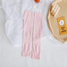 Load image into Gallery viewer, 1102AC-Summer ice silk children's anti-ultraviolet and anti-mosquito fingerless high elastic sunscreen sleeves