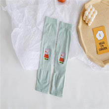 Load image into Gallery viewer, 1102AC-Summer ice silk children's anti-ultraviolet and anti-mosquito fingerless high elastic sunscreen sleeves