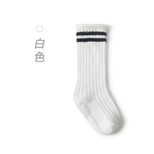 Load image into Gallery viewer, ZT37AC-Children's socks spring and autumn boys and girls mid-tube socks baby non-slip floor socks baby long socks princess socks