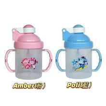 Load image into Gallery viewer, <Taiwan Pavilion> 20061AC-Children's learning training small kettle double-handle small straw water cup 240ML