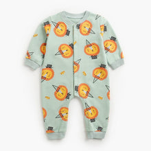 Load image into Gallery viewer, BRW2075LS-Spring and Autumn cartoon long-sleeved crawling clothes baby animal long crawling clothes