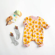 Load image into Gallery viewer, BRW2075LS-Spring and Autumn cartoon long-sleeved crawling clothes baby animal long crawling clothes