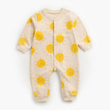Load image into Gallery viewer, BRW2075LS-Spring and Autumn cartoon long-sleeved crawling clothes baby animal long crawling clothes