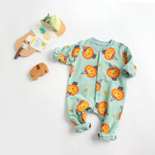 Load image into Gallery viewer, BRW2075LS-Spring and Autumn cartoon long-sleeved crawling clothes baby animal long crawling clothes