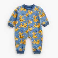 Load image into Gallery viewer, BRW2075LS-Spring and Autumn cartoon long-sleeved crawling clothes baby animal long crawling clothes