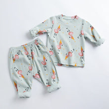 Load image into Gallery viewer, BCW2065JG-Spring and Autumn Korean Style Home Clothes Cute Printed Top + Pants Set