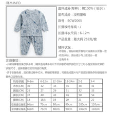 Load image into Gallery viewer, BCW2065JG-Spring and Autumn Korean Style Home Clothes Cute Printed Top + Pants Set
