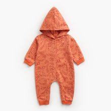 Load image into Gallery viewer, BRW2074LS-Spring and Autumn Korean Dinosaur Print Hooded Climbing Suit
