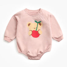 Load image into Gallery viewer, BRW2096LS-Spring and Autumn Korean Style Cartoon Print Long Sleeve Bodysuit
