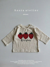 將圖片載入圖庫檢視器 <台灣館>AT24A015-Aosta秋款👕 **草莓T恤 (Strawberry T)**【正韓】
