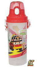 Load image into Gallery viewer, <Taiwan Pavilion> 20102AC-Cartoon POLI Direct Drinking Kettle 650ML (with Carrying Bag)