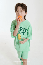 將圖片載入圖庫檢視器 <台灣館>IB0031-【正韓】夏季快樂微笑短袖套裝