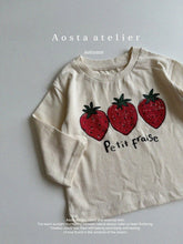 將圖片載入圖庫檢視器 <台灣館>AT24A015-Aosta秋款👕 **草莓T恤 (Strawberry T)**【正韓】
