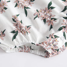 Load image into Gallery viewer, BRS8046LS-Summer cotton floral buttoned bodysuit
