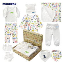 Load image into Gallery viewer, M1257AC-Spring, Summer, Autumn and Winter Animal Series Newborn Gift Box 10-piece Set