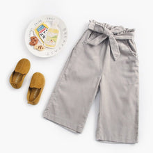 Load image into Gallery viewer, KPW8111PA-Spring and Autumn Corduroy Nine-point Korean Style Children's Wide-leg Pants