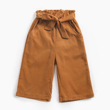 Load image into Gallery viewer, KPW8111PA-Spring and Autumn Corduroy Nine-point Korean Style Children's Wide-leg Pants