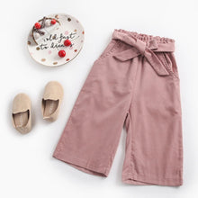 Load image into Gallery viewer, KPW8111PA-Spring and Autumn Corduroy Nine-point Korean Style Children's Wide-leg Pants