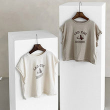 Load image into Gallery viewer, 23D509PCW-Children's cartoon loose printed tops parent-child wear