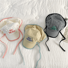 Load image into Gallery viewer, 23051203AC- Korean summer boys and girls thin children's tie sunshade neck hat