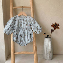 Load image into Gallery viewer, Y9319LS-Baby pastoral floral long-sleeved one-piece romper