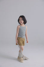 將圖片載入圖庫檢視器 BB2401PCW-夏季日系女童吊帶羅紋背心親子裝