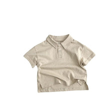 Load image into Gallery viewer, 23071SE-Simple style children's cotton versatile short-sleeved top