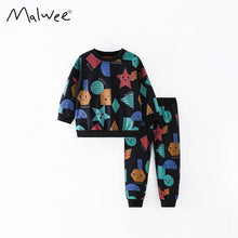 Load image into Gallery viewer, 9125TG-Autumn European and American children's star leisure two-piece suit