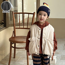Load image into Gallery viewer, D83233SE- Autumn and winter children's thickened cotton warm work vest