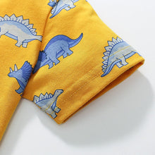 Load image into Gallery viewer, 60043SE-Summer pure cotton cartoon full print short-sleeved top